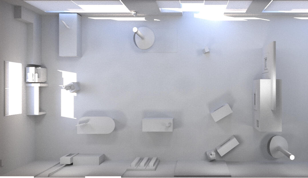 New Room's desktop and office area